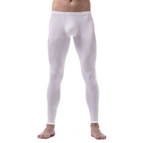 Sous V Tement Thermique Ultra Fin Pour Hommes Cale Ons Longs Pyjamas De