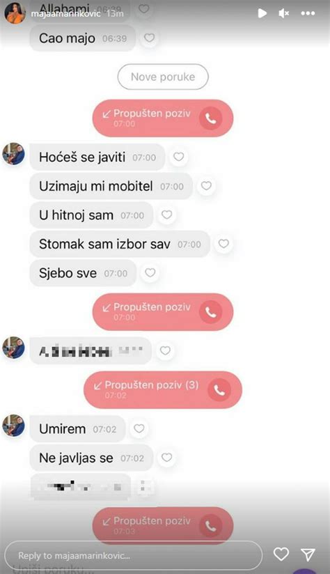 Bilal obavestio Maju da se izbo nožem i da umire Media