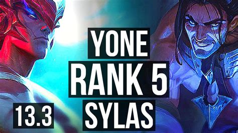 Yone Vs Sylas Mid Rank 1 Yone Rank 5 513 Euw Challenger 13