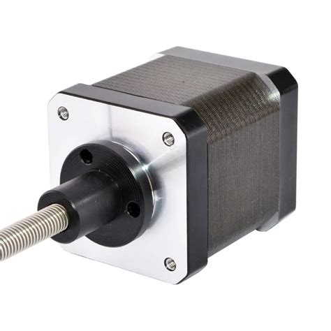 300mm Length Nema 17 External Linear Stepper Motor 1 68A 4 Wire With