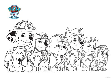 Coloriage Chase Paw Patrol Idées De Coloriage