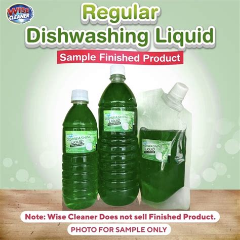 Regular Dishwashing Liquid Kit Wise Cleaner