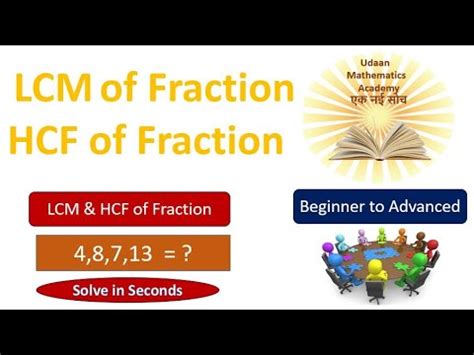 Lcm Of Fraction Hcf Of Fraction Concept Of Lcm Hcf Of Fraction