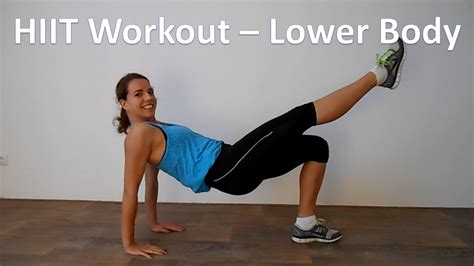 20 Minute Intense Hiit Workout For Lower Body Tone Your Thighs Butt