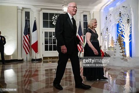 US Senator Patrick Leahy and his wife, Marcelle Leahy, arrive at the ...