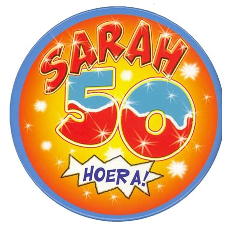 Sarah 50 Jaar Verjaardagsberichten Verjaardagskaarten Verjaardag