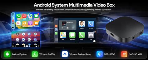 Amazon.com: ZHNN Carplay AI Box 2.0, Android Auto AI Box Carplay Video ...