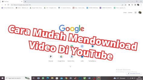 Cara Mudah Mendownload Video Di Youtube Menggunakan Laptop Youtube