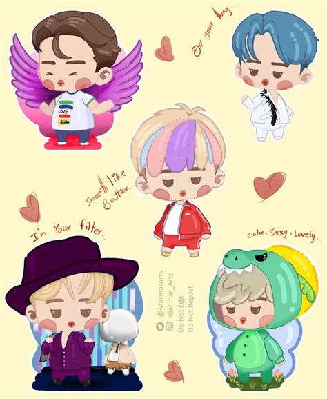 pin  noristeresagomez  pintura cute  drawings bts chibi