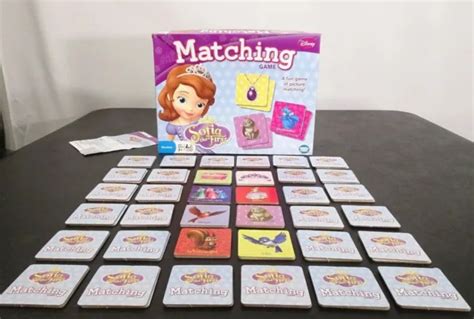 DISNEY JR SOFIA the First Matching Memory Game / Cards are complete ...