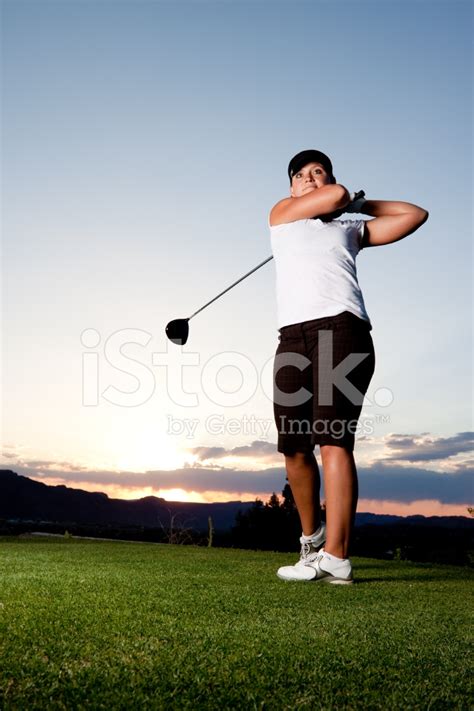 Woman Golf Swing Stock Photo | Royalty-Free | FreeImages