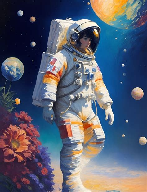 Wall Art Print | Astronaut Painting | Europosters