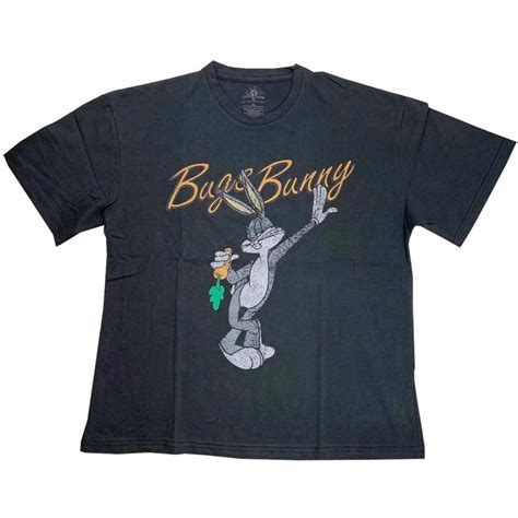 Womens Vintage Looneytunes Bugs Bunny Short Sleeved T Shirt バッグス・バニー