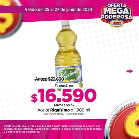 Catálogo Mega Tiendas Oferta Mega Poderosa 25 al 27 de junio 2024