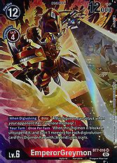 EmperorGreymon Across Time Booster Serien Einzelkarten Digimon MAWO CARDS