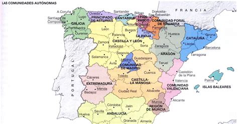 La cultura como horizonte MAPA POLITICO DE ESPAÑA TEMA 1 GEOGRAFIA