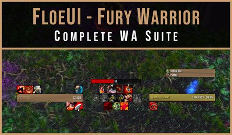 FloeUI Fury Warrior Dragonflight Screenshots WeakAura World Of