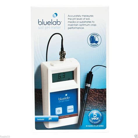 Bluelab Soil PH Meter Measures PH Level Of Soil Media Or Substrates