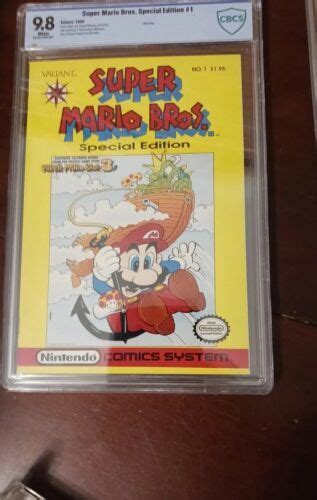 Super Mario Bros Special Edition 1 Valiant Comic Nintendo Comics System 98 4630215420