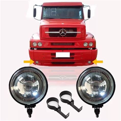 Par Farol Auxiliar Spoiler Caminhão Fortluz Mercedes Atego Frete grátis