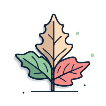 Autumn Leaf Icon Line Illustration Vector A Lineal Icon Depicting Fall