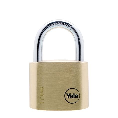 Yale Mm Brass Padlock Security Store