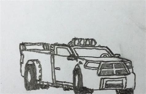 Racin Dodge Ram Quick Sketch by Carfan3 on DeviantArt