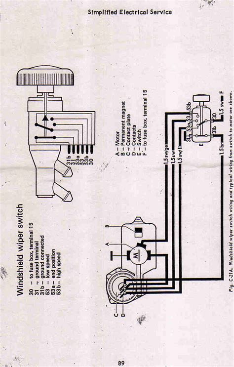 Vw Wiper Motor Wiring Diagram