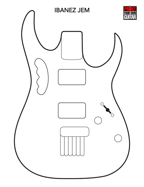 Body Shape Templates | Welcome To Paint Your Own Guitar!