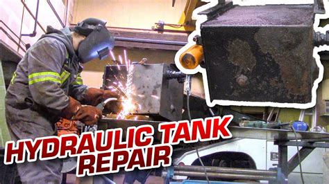 Welding A Leaking Tank Youtube