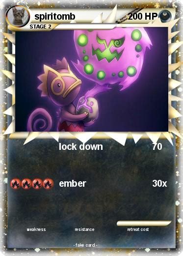 Pokémon spiritomb 131 131 - lock down - My Pokemon Card