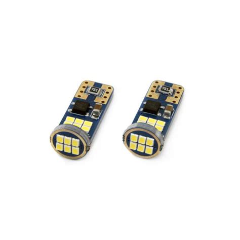 Bec Led Canbus 18Smd Ultrabright 2016 T10E W5W Alb 12V 24V AB081