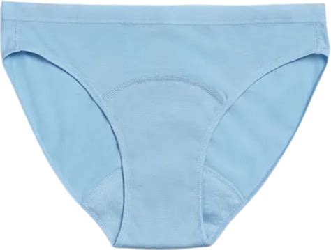 ImseVimse Teen Bikini menstruační kalhotky Medium Flow světle modré Ecco Verde