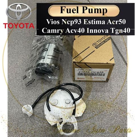 100 ORIGINAL JAPAN TOYOTA FUEL PUMP TOYOTA VIOS NCP93 CAMRY ACV40