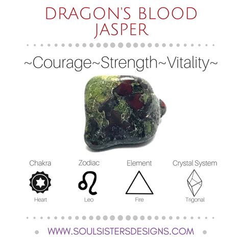 Dragons Blood Jasper Healing Crystal Crystal Healing Stones Crystals