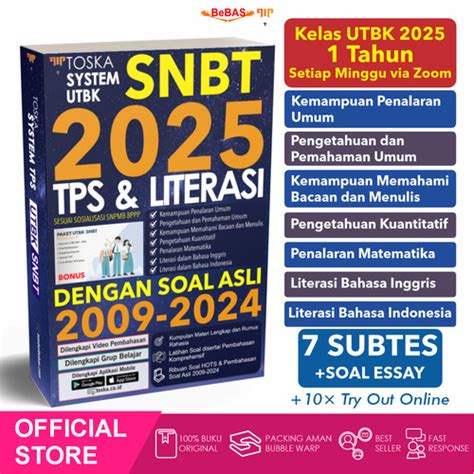 Promo Bebas Buku UTBK SNBT 2025 Toska System Soal Asli 2009 2024 7