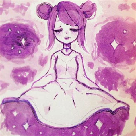 Purple Cosmos By Pemiin On Deviantart Anime Art Drawings Artist