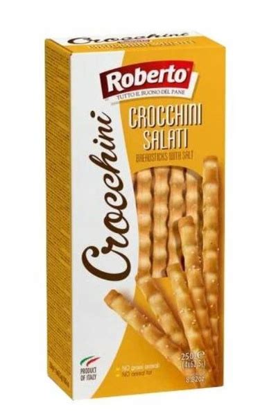 Хлебные палочки Roberto Гриссини Кроккини соленые 250г - купить с ...