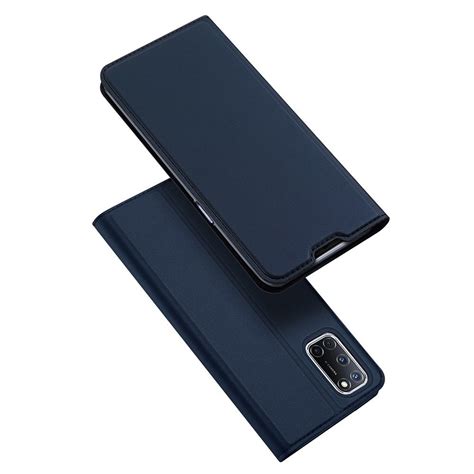 Dux Ducis Slim Bookcase Hoes Oppo A72 Blauw