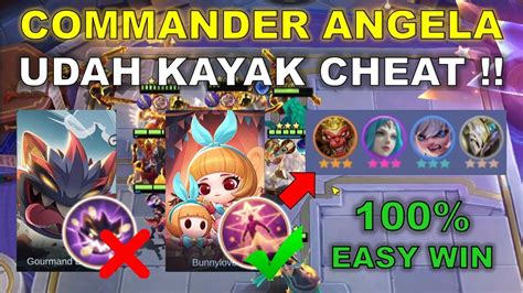 COMMANDER ANGELA SKILL 3 OP BANGET COK UDAH KAYAK PAKE CHEAT