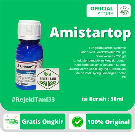 Jual Fungisida Sistemik Amistartop 325 SC 50ml Untuk Mengendalikan