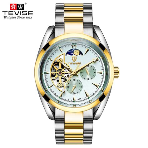 Aliexpress Buy Tevise Luxury Mens Mechanical Automatic Self Wind