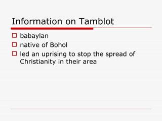 Tamblot revised | PPT