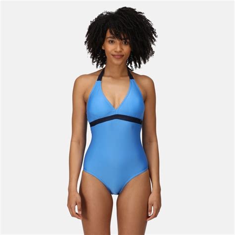 Maillot De Bain Pi Ce Femme Flavia Bleu Regatta Fr