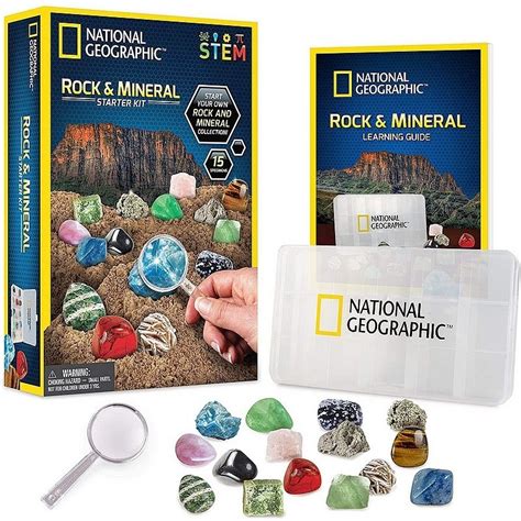 Kit De Decouverte Pierres Et Mineraux National Geographic Jouets Fr