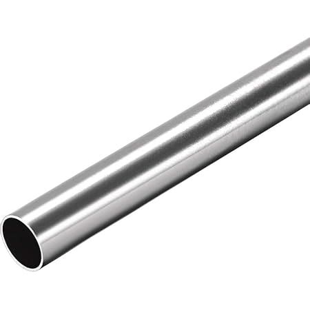 sourcing map 304 Inox Acier Rond Tubes 10mm OD 0 6mm Mur Épaisseur