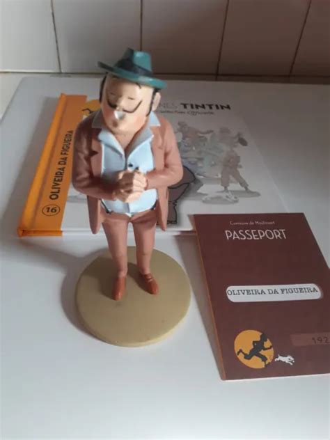 FIGURINE TINTIN N 16 OLIVEIRA DA FIGUEIRA HERGÉ MOULINSART LIVRET