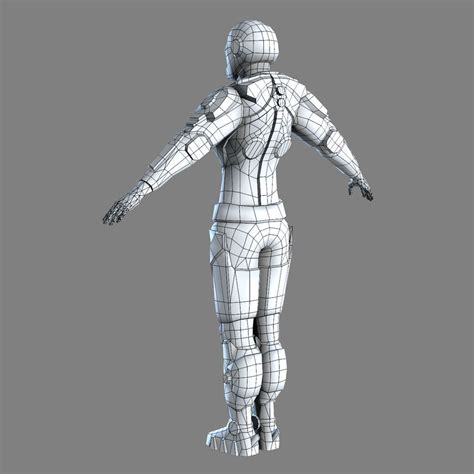 Sci Fi Armor 7 Set 3d Model 189 Obj Fbx Dae 3ds Max Free3d