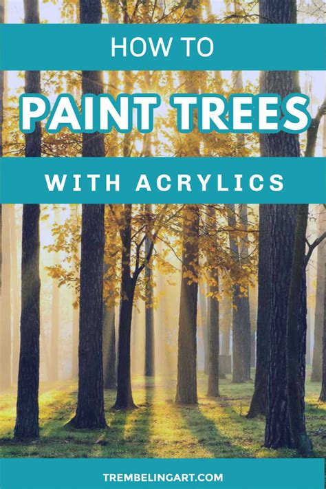 Click for tips on painting trees with acrylics along with a color chart. Learn to shade and ...