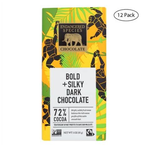 Endangered Species Natural Chocolate Bars Dark Chocolate